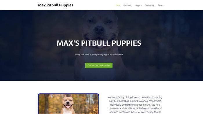 Maxpitbullpuppiesforsale.xyz - Pit Bull Puppy Scam Review