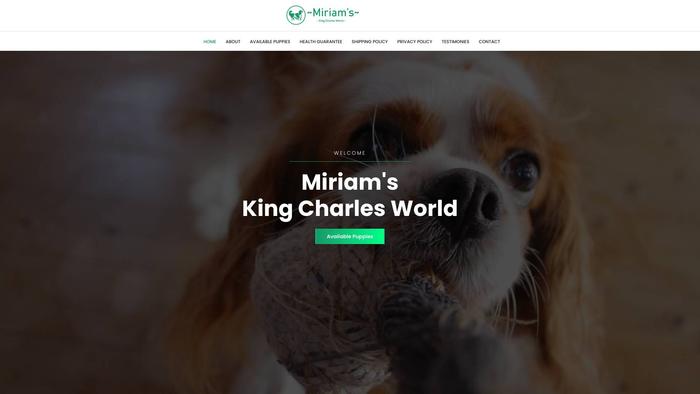 Miriamkingcharlesworld.com - Cavalier King Charles Spaniel Puppy Scam Review