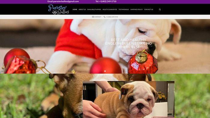 Parosterbullies.com - English Bulldog Puppy Scam Review