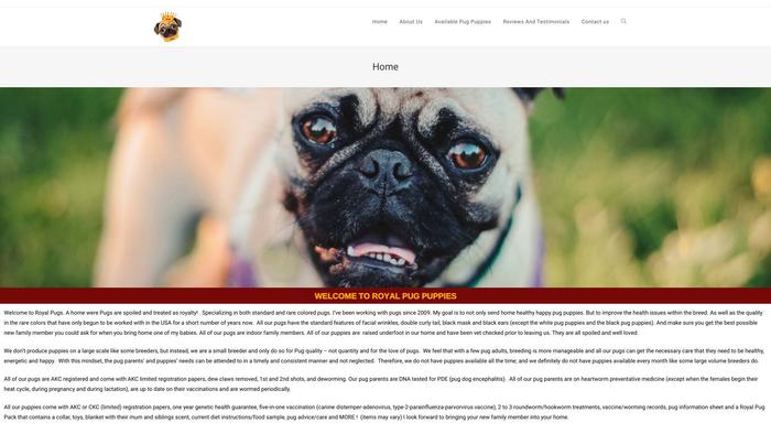 Pugspalace.com - Pug Puppy Scam Review