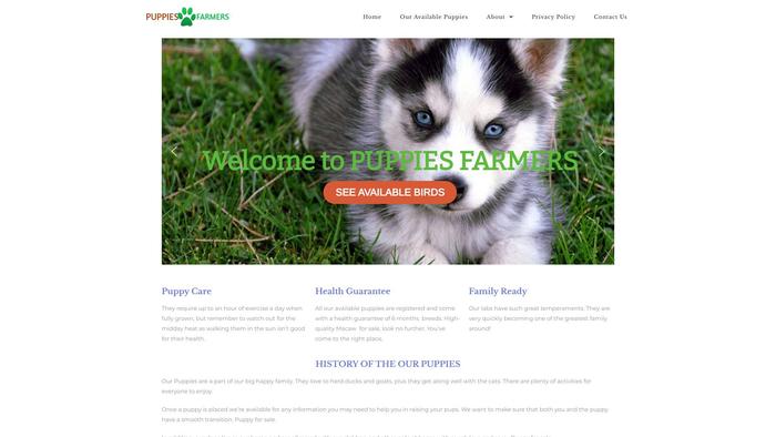 Puppiesfarmers.com - Husky Puppy Scam Review