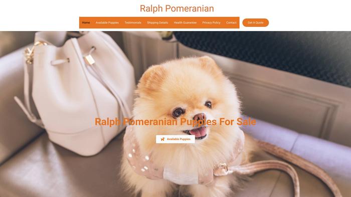 Ralphpomeranian.com - Pomeranian Puppy Scam Review