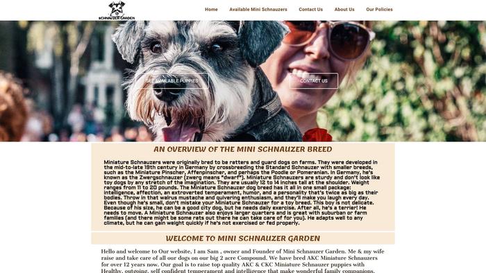 Schnauzergarden.com - Schnauzer Puppy Scam Review