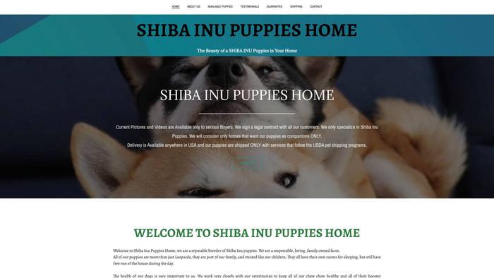 Shibainupuppiesh.com - Shibhainu Puppy Scam Review