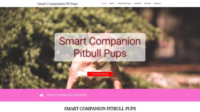 Smartcompanionpitpups.com - Pit Bull Puppy Scam Review