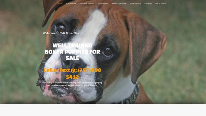 Tatiboxersworld.com - Boxer Puppy Scam Review