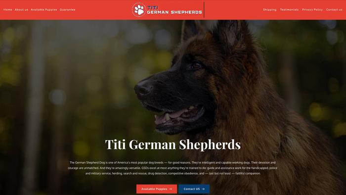 Titigermanshepherds.com - Germanshepherd Puppy Scam Review