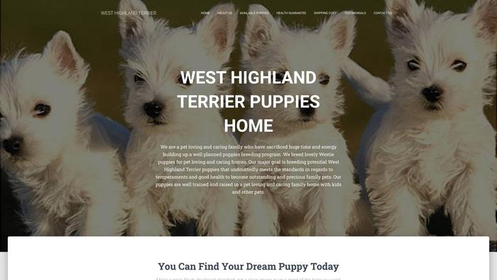 Westhighlandterrierpup.com - Terrier Puppy Scam Review