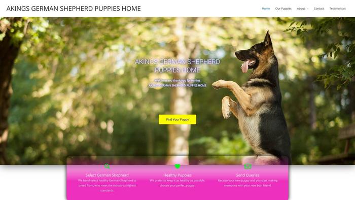 Akingsgermanshepherdpuppieshome.com - Germanshepherd Puppy Scam Review