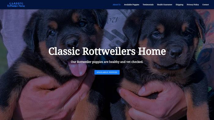 Classicrottweilershome.com - Rottweiler Puppy Scam Review