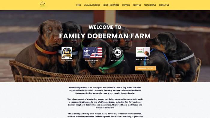 Familydobermanfarm.com - Doberman Pinscher Puppy Scam Review