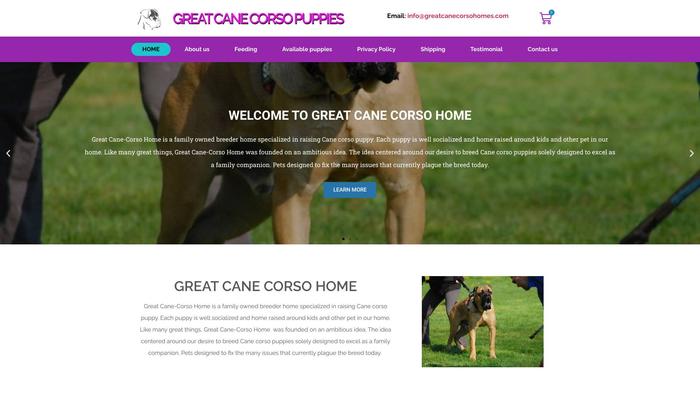 Greatcanecorsohomes.com - Cane Corso Puppy Scam Review