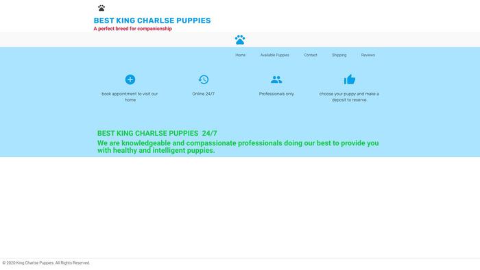 Kingcharlespuppies.net - Cavalier King Charles Spaniel Puppy Scam Review