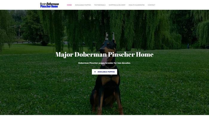 Majordobermanpinscherhome.com - Doberman Pinscher Puppy Scam Review