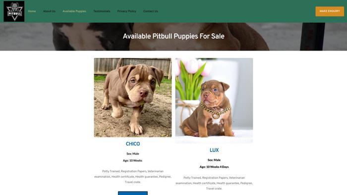 Preciouspitbullpupshome.com - Pit Bull Puppy Scam Review