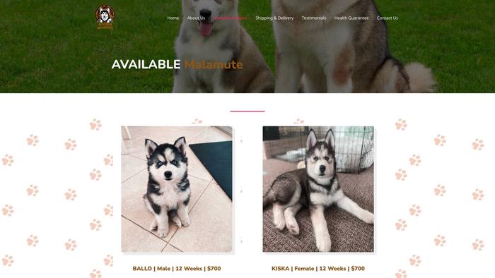 Affordablealaskanmalamute.com - Malamute Puppy Scam Review