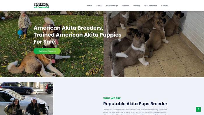 Americanakitabreeders.com - Akita Puppy Scam Review