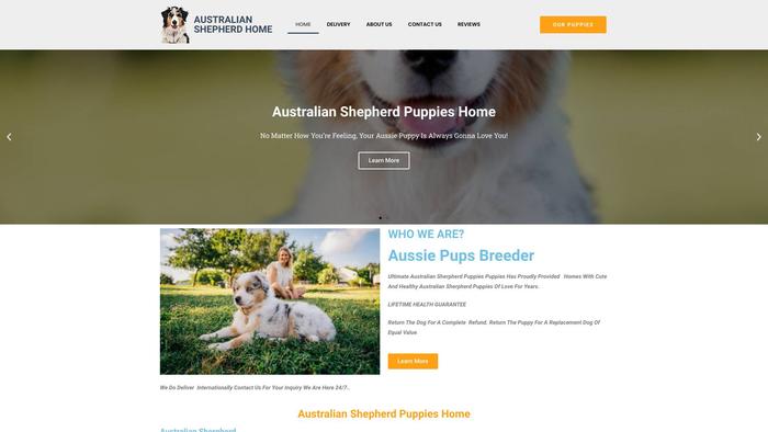 Australianshepherdpuppieshome.store - Germanshepherd Puppy Scam Review