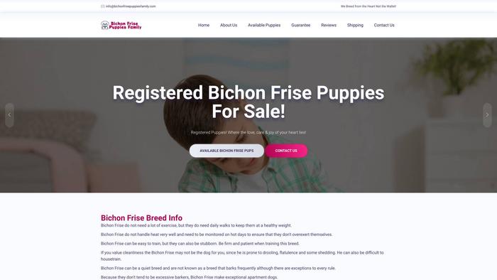 Bichonfrisepuppiesfamily.com - Bichon Frise Puppy Scam Review