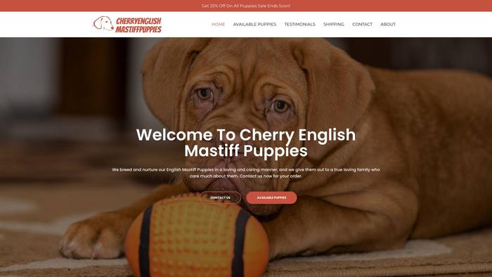 Cherryenglishmastiffpuppies.com - Tibetan Mastiff Puppy Scam Review