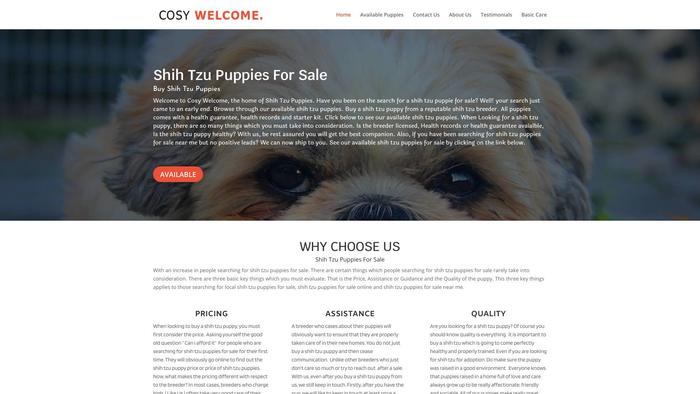 Cosywelcome.com - Maltese Puppy Scam Review