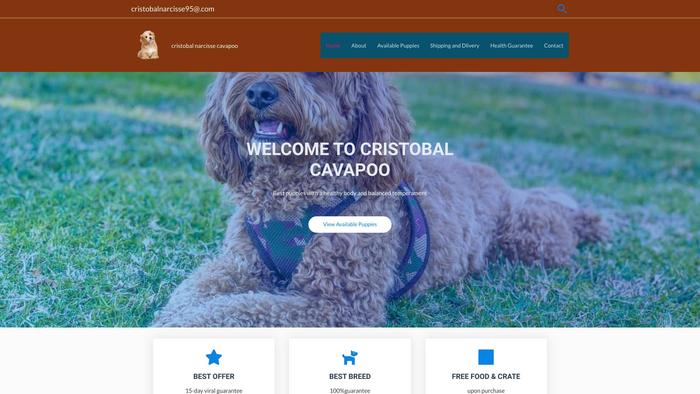 Cristobalnarcissecavapoo.com - Cavapoo Puppy Scam Review