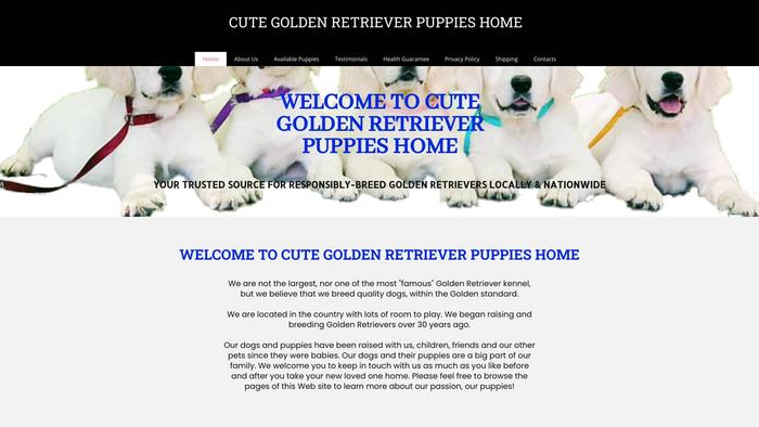 Cutegoldenretrieverpops.com - Golden Retriever Puppy Scam Review