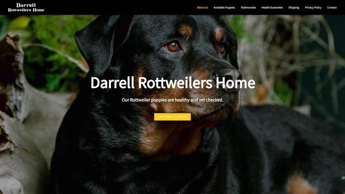 Darrellrottweilershome.com - Rottweiler Puppy Scam Review