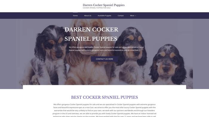 Darrencockerspanielpuppies.com - Cockerspaniel Puppy Scam Review