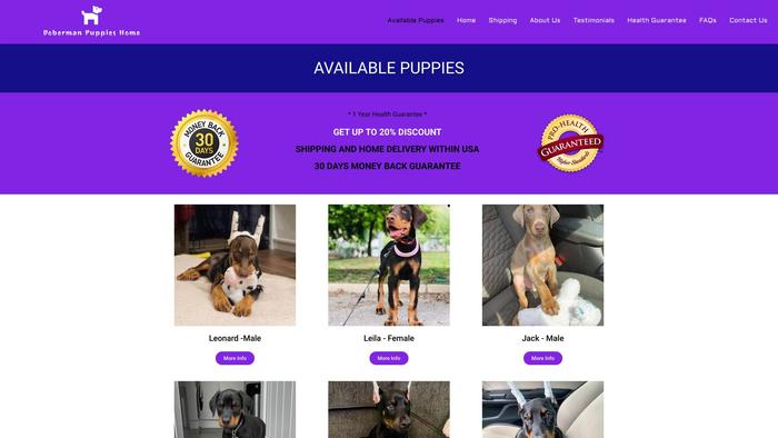 Doberman-puppieshome.com - Doberman Pinscher Puppy Scam Review