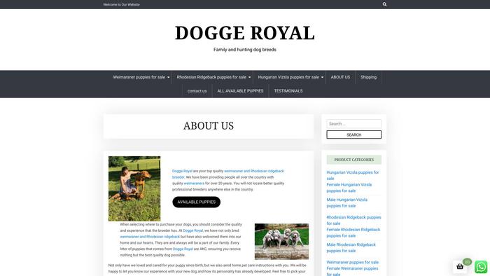 Doggeroyals.com - Rhodesian Ridgeback Puppy Scam Review