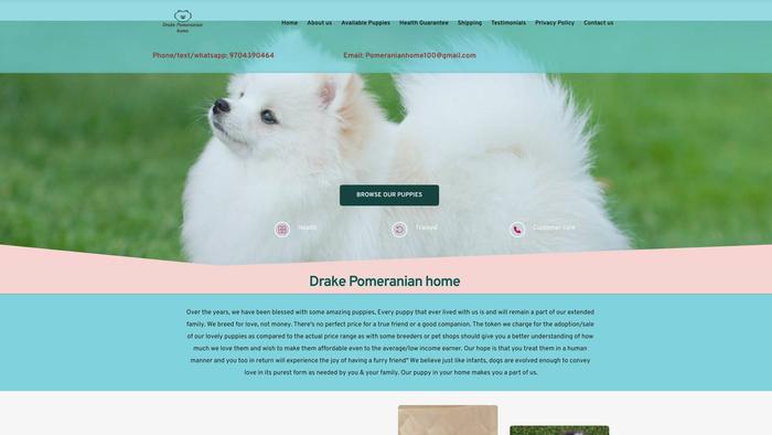 Drakepomeranianhome.com - Pomeranian Puppy Scam Review