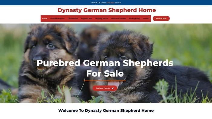 Dynastygermanshepherdhome.com - Germanshepherd Puppy Scam Review