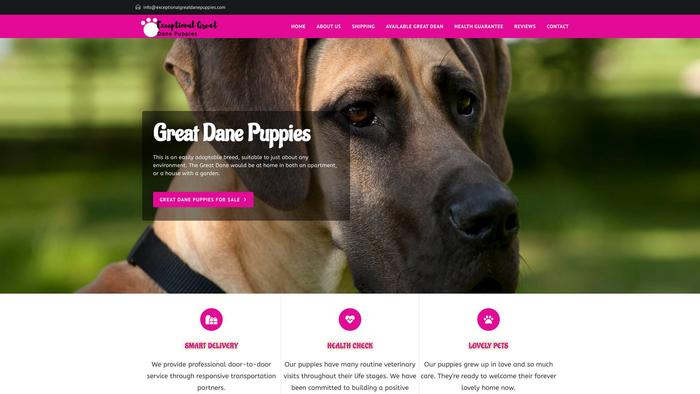 Exceptionalgreatdanepuppies.com - Great Dane Puppy Scam Review