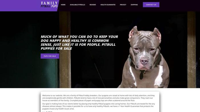 Familypitbullpups.com - Pit Bull Puppy Scam Review