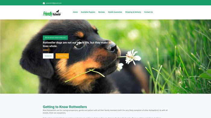 Friendlyrottweilers.com - Rottweiler Puppy Scam Review