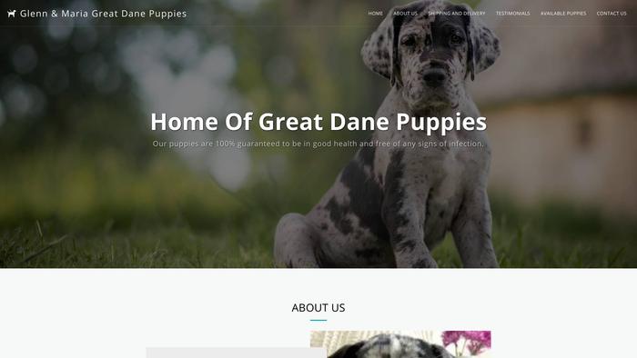 Glenn-maria-great-danes-home.com - Great Dane Puppy Scam Review