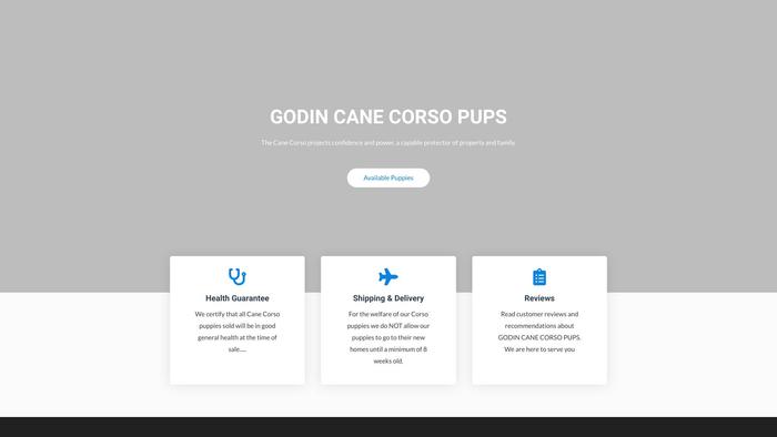 Godincanecorsopups.com - Cane Corso Puppy Scam Review