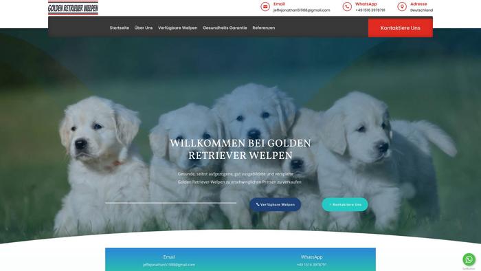 Goldenretriever-welpen.com - Golden Retriever Puppy Scam Review