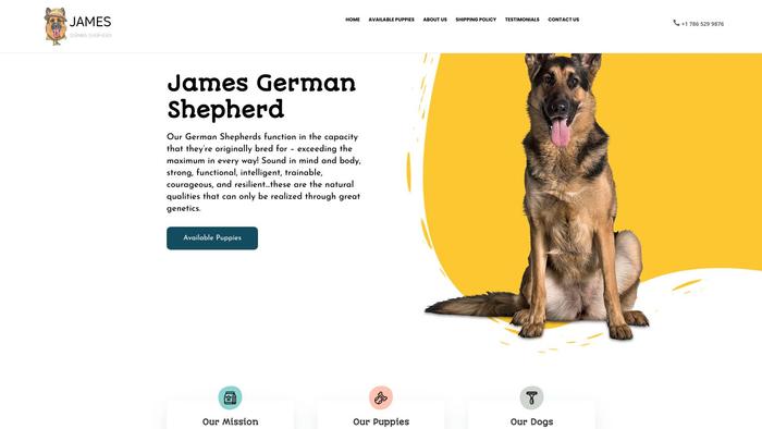 Jamesgermanshepherdpups.com - Germanshepherd Puppy Scam Review