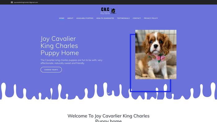 Joycavalierkingcharles.com - Cavalier King Charles Spaniel Puppy Scam Review