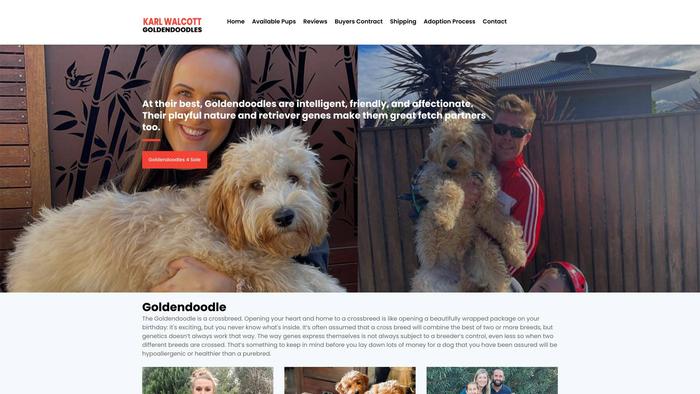 Karlwalcottgoldendoodles.com - Golden Doodle Puppy Scam Review