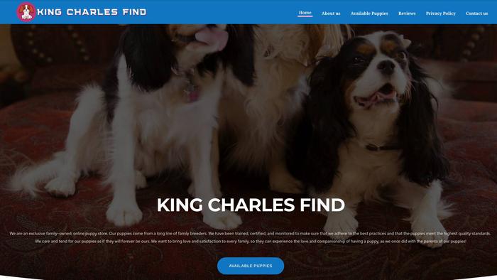 Kingcharlesfind.com - Cavalier King Charles Spaniel Puppy Scam Review