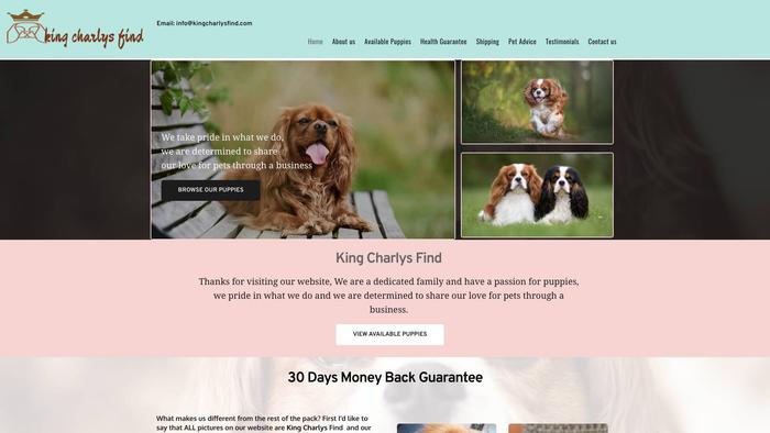 Kingcharlysfind.com - Cavalier King Charles Spaniel Puppy Scam Review