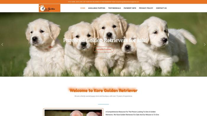 Koregoldenretrievers.com - Golden Retriever Puppy Scam Review