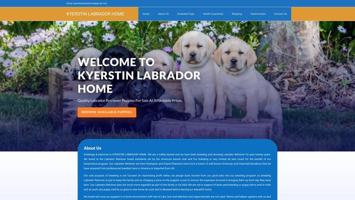 Kyerstinlabradorhome.com - Labrador Puppy Scam Review