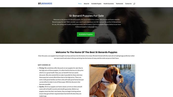 Luckystbenardspuppies.com - Saint Bernard Puppy Scam Review