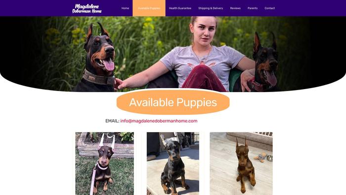 Magdalenedobermanhome.com - Doberman Pinscher Puppy Scam Review