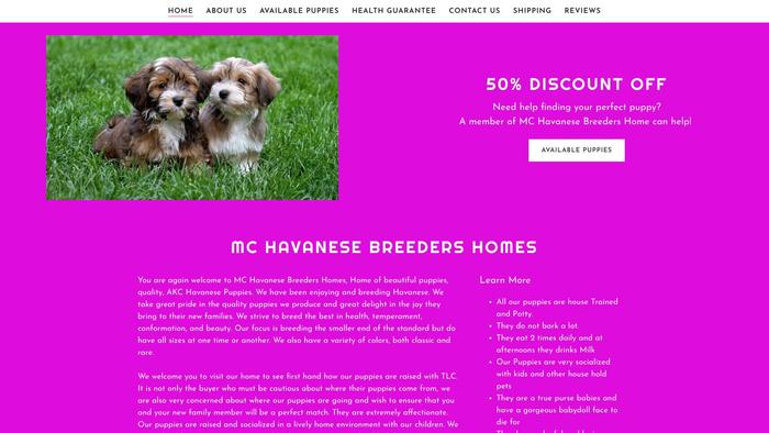 Mchavanesebreeders.com - Havanese Puppy Scam Review