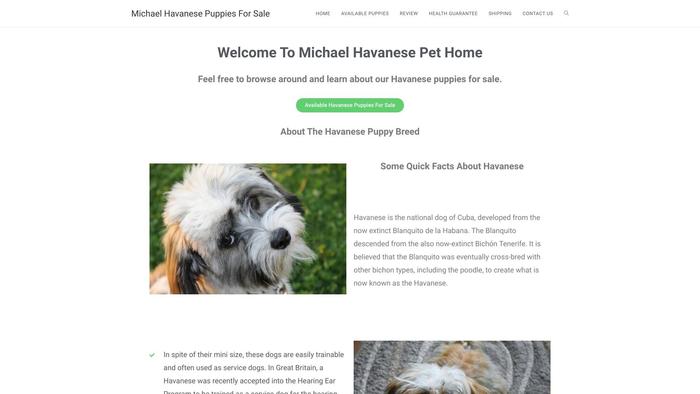 Michaelhavanesepethome.com - Havanese Puppy Scam Review